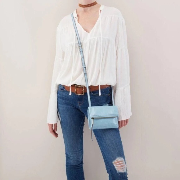 HOBO Handbags - Women's Hobo International Glade Leather in Mist Blue NWOT